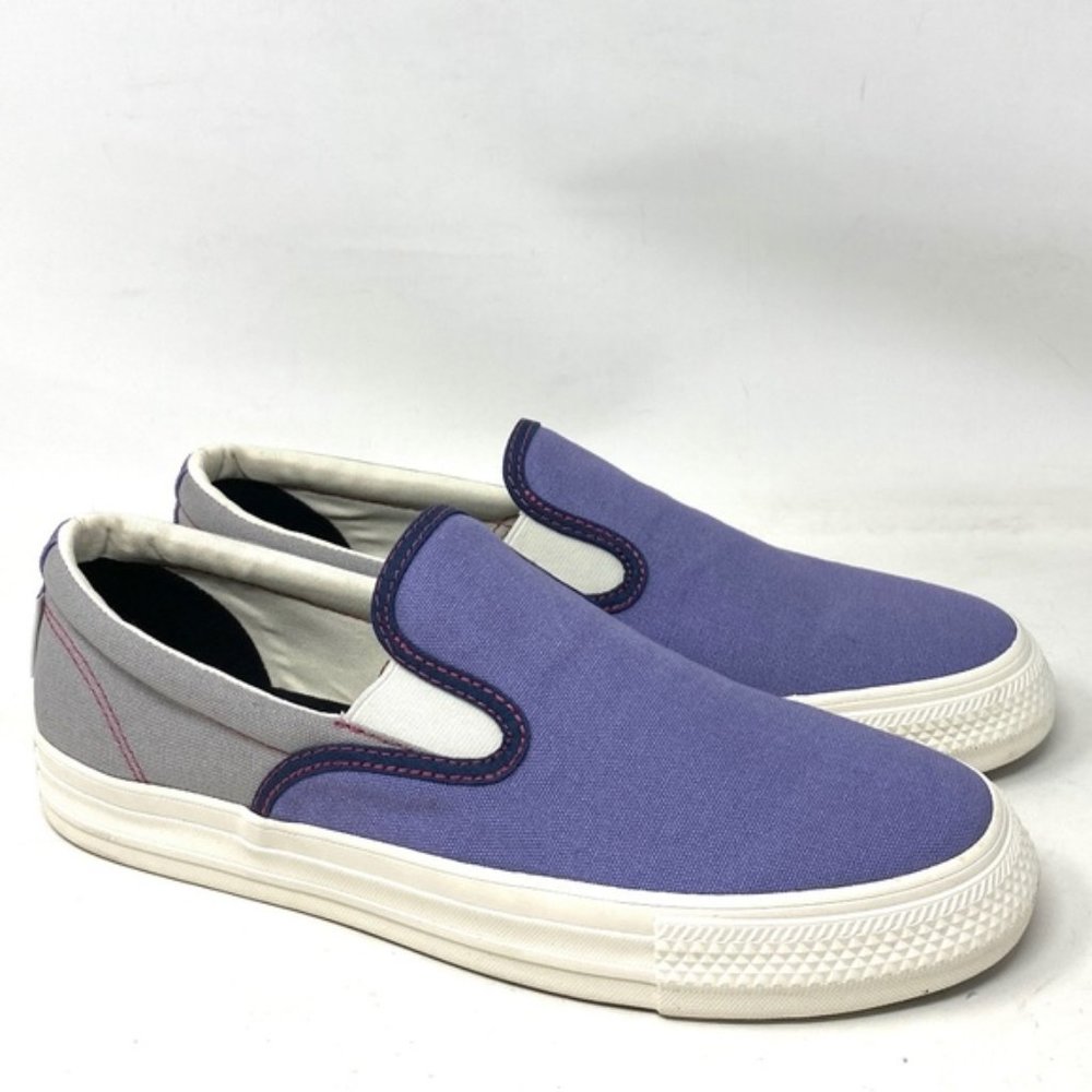 Converse Ctas Slip On Low Canvas Violet Women's Sneakers Custom 171852C-VTGRWT